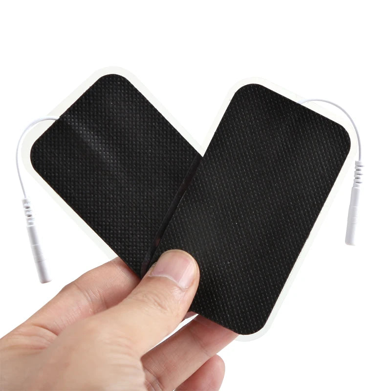5×9cm Non-Woven Electrode Pads – 2mm Plug for TENS Muscle Stimulator & Acupuncture Machine, Gel Patch Accessories