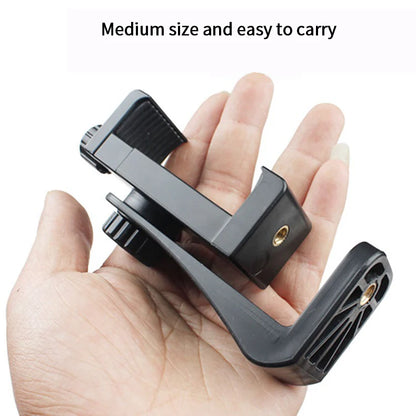 Rotatable Tripod Phone Mount Holder with Standard Screw Adapter, Digital Camera Bracket, Compatible with iPhone and Most Cellphones