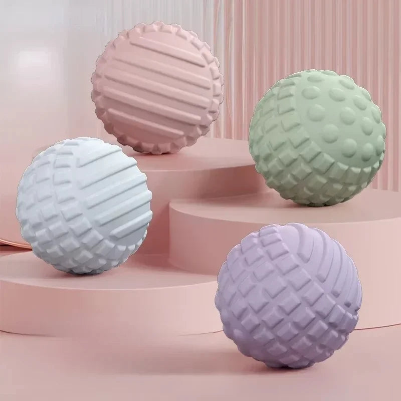 Yoga Foot Massage Ball — Handheld Acupressure Tool for Muscle Relaxation, Shoulder, Neck & Pain Relief