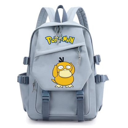 Pokemon Waterproof Women’s Backpack – Pikachu, Gengar, Snorlax Schoolbag for Girls & Students