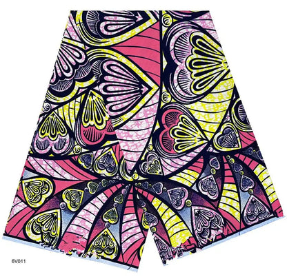 African Real Wax Print Fabric 100% Cotton - Ghana Style Ankara Pagne Nigeria Wax Tissu Soft Printed Fabric