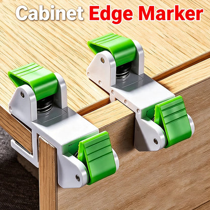 Cabinet Filler Marker Quick Clamp - Woodworking Tool for Kitchen Cabinets, Wardrobes & Carpentry Installation