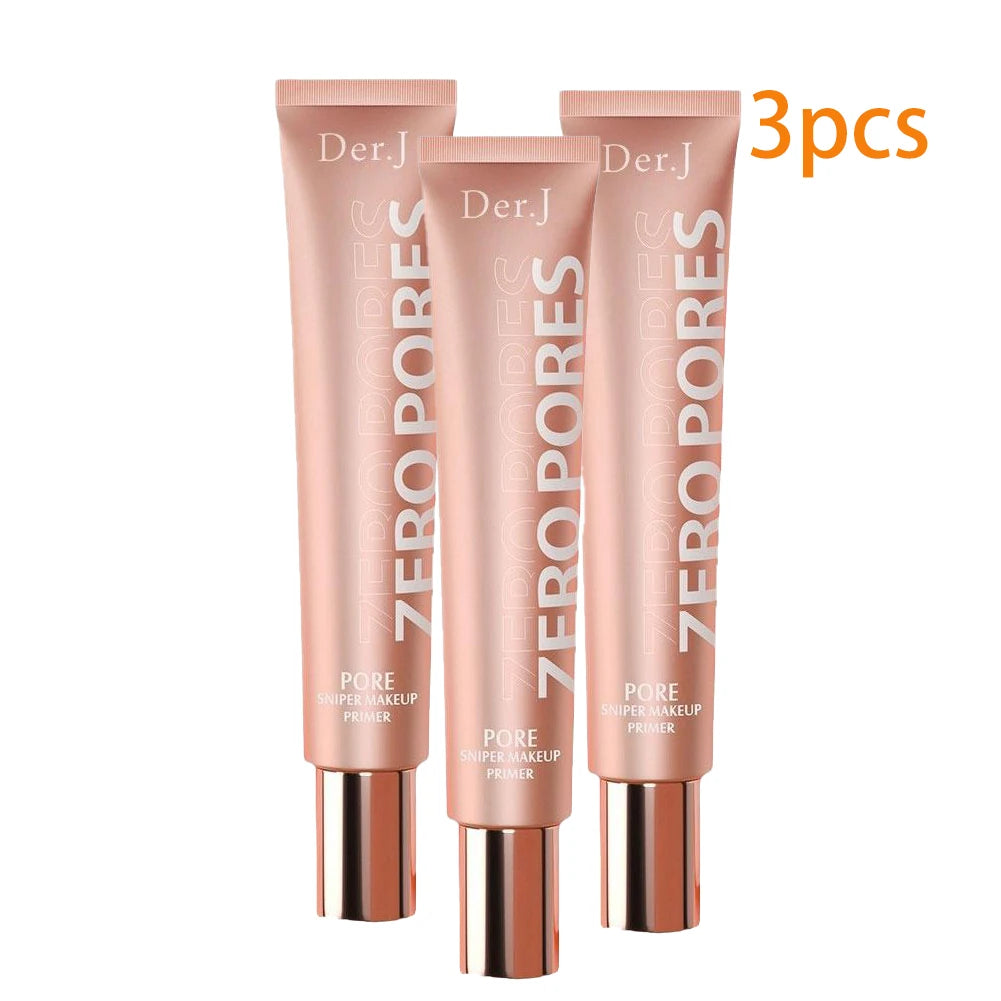 3pcs 20g Matte Pore-Minimizing Makeup Primer – Oil Control, Smooth Skin Base & Concealer