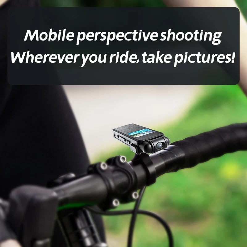 1080P Mini Cycling Camera - Compact Sports DV DVR Audio Video Recorder with Back Clip for Cycling, Riding and Outdoor Use