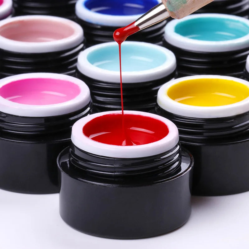BORN PRETTY Spider Wire Gel Nail Polish 5ml - Flower Drawing & Creative Point-to-Line Nail Art Gel Varnish