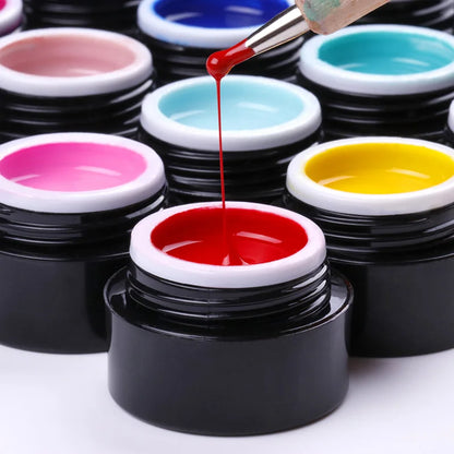 BORN PRETTY Spider Wire Gel Nail Polish 5ml - Flower Drawing & Creative Point-to-Line Nail Art Gel Varnish