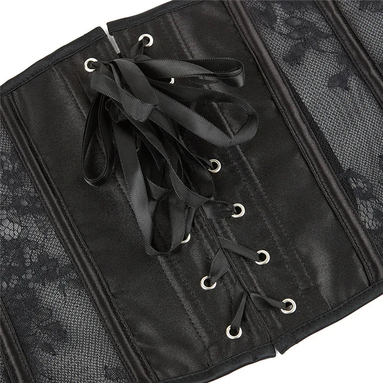 Sexy Lolita Underbust Corset – Slimming Bandage Bustier Top for Women Lingerie & Elegant Streetwear