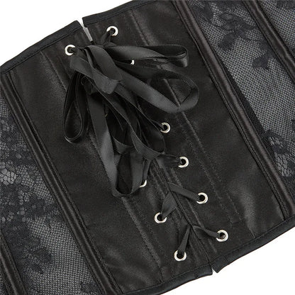 Sexy Lolita Underbust Corset – Slimming Bandage Bustier Top for Women Lingerie & Elegant Streetwear