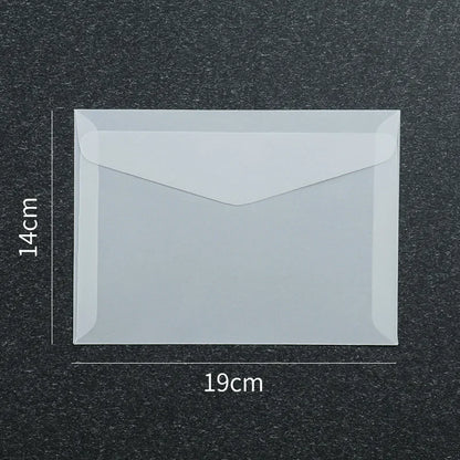 50 Pcs Blank Translucent Envelopes – for Invitations, Postcards, Gift Boxes, Wedding & Business Letters