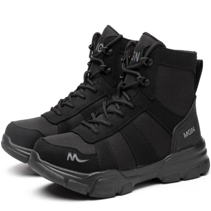 Indestructible Work Boots – Steel Toe Safety Shoes for Men & Women, Puncture-Proof, Non-Slip Sneakers for Work