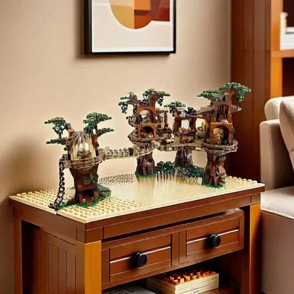 MINISO Ewoks Village Building Block Set – 1990pcs Creative Construction Toy Gift for Kids