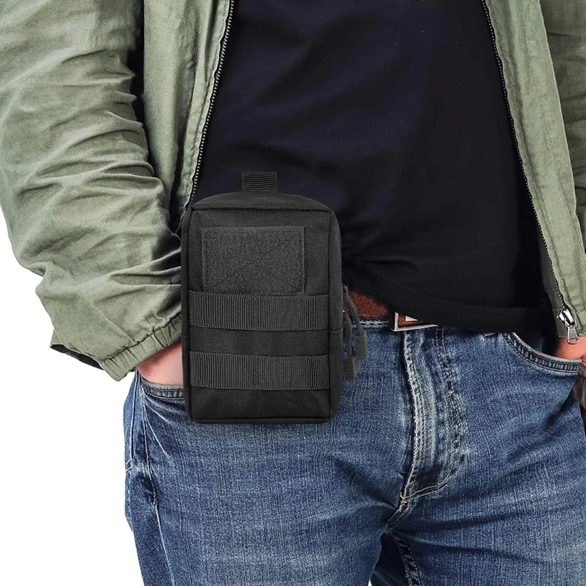 Outdoor Molle Waist Bag – Utility EDC Tool Pouch, Phone Holder for Hiking, Camping & Hunting