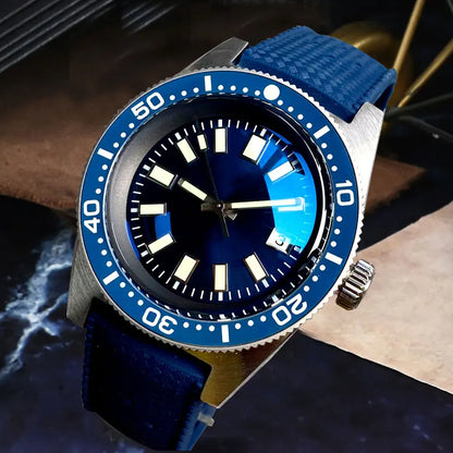 Tandorio 41mm 62MAS Automatic Diver's Watch – NH35A, 300M Water Resistance, Ceramic Bezel, Green Lume, Sapphire Glass