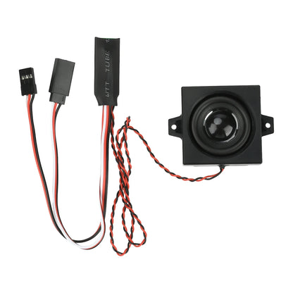 RC Diesel Engine Sound Simulator Module - 5W 8Ω Speaker with Realistic Variable Frequency Sound for RC Trucks, Excavators & Cars