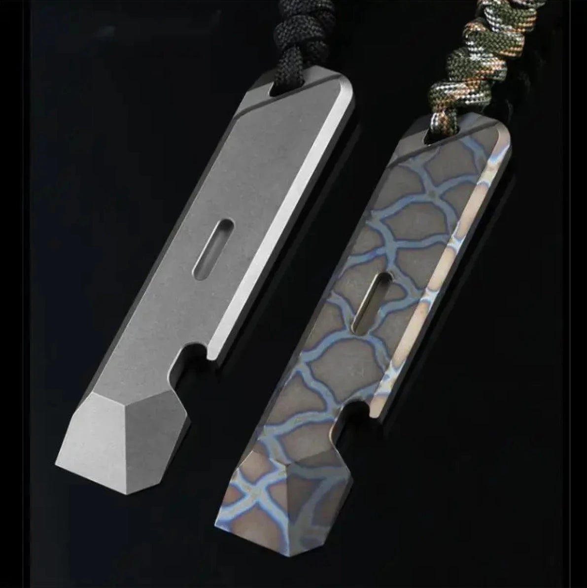 Titanium Alloy Multifunction EDC Tool – Wrench, Pry Bar, Bottle Opener & Screwdriver for Outdoor Use