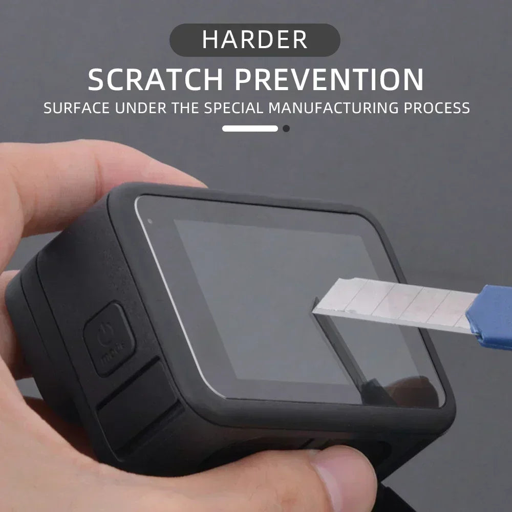 LCD Screen Protector for GoPro Hero 9–13 – HD Clear Tempered Glass Lens Film, Camera Accessories