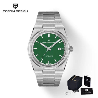 Pagani Design 2024 Men’s Automatic Mechanical Watch – Luxury Sapphire AR Coating, Stainless Steel, 10BAR Waterproof