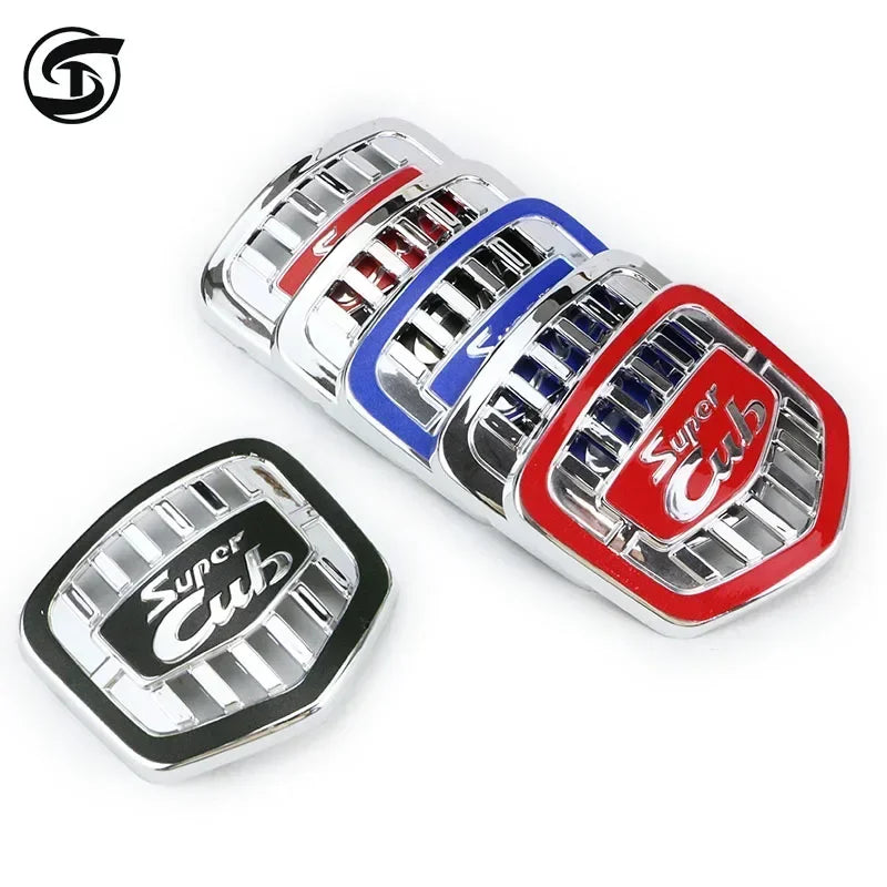 3D Motorcycle Decoration Stickers - Plating Emblem Badge Decals for Honda Super CUB C70, C90, C110, C125, CT125 | Cafe Racer Modification