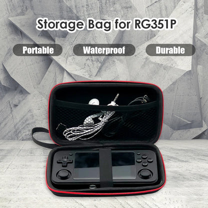 Shockproof Protective Case: Portable Organizer Bag for Handheld Game Consoles - Compatible with ANBERNIC RG405V, RG35XX, and More!