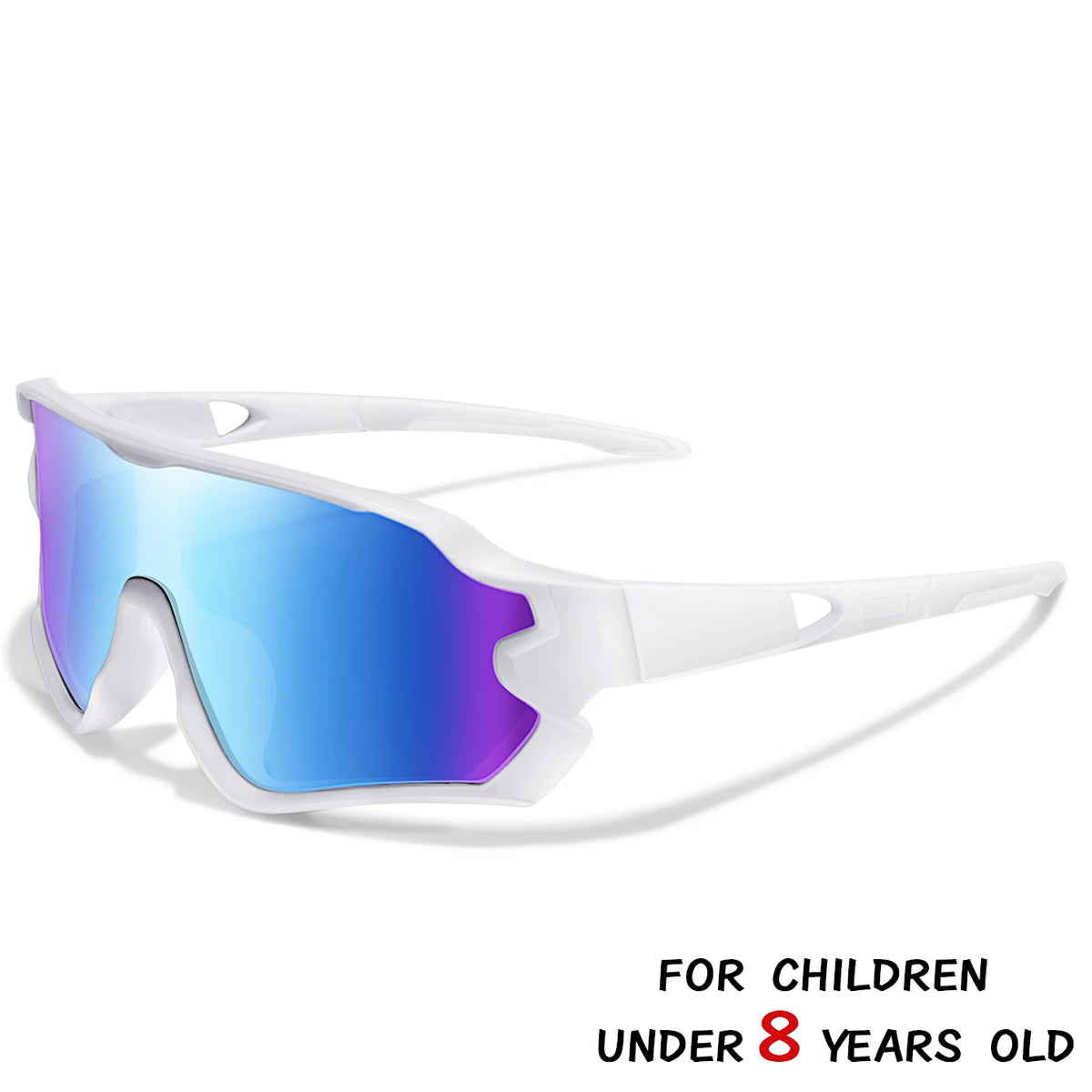 Kids UV400 Sports Sunglasses - Cycling, Camping, Fishing and Outdoor Eyewear for Boys and Girls Ages 3–8