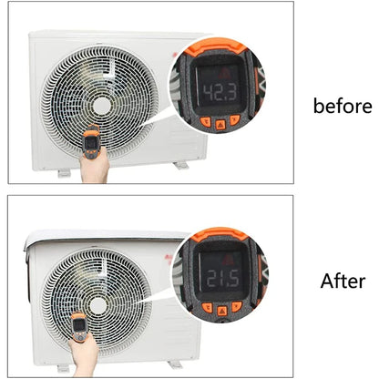 Outdoor Air Conditioner Cover - Energy-Saving, Rainproof, Washing, Dust Prevention, Sun Exposure Protection, AC Cleaning Bag
