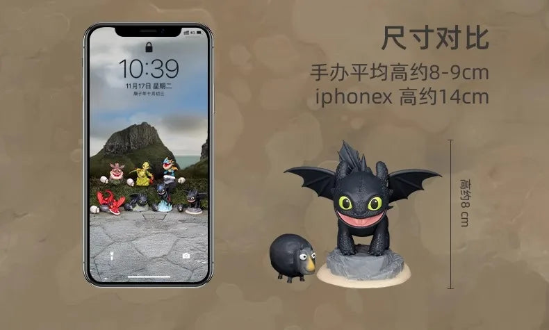How to Train Your Dragon Toothless Action Figure – Night Fury Anime Toy, Children’s Collectible Figure