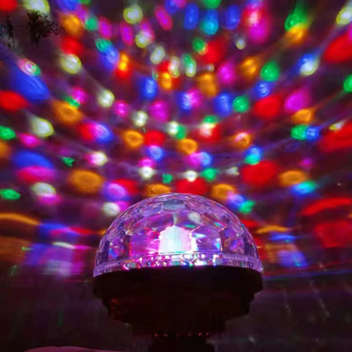 E27 RGB Rotating LED Stage Light - Magic Projector Lamp for Disco, KTV, Parties, Weddings & Holidays