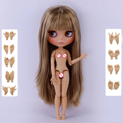ICY DBS Blyth 1/6 Joint Doll – 30cm Tan Skin Matte Face BJD Girl Doll Toy Gift