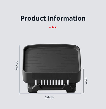 Herval Silicone Air Vent Phone Holder & Storage Tray for Tesla Model Y/3 Highland – Car Tissue Box Organizer Accessory