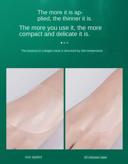 TikTok Hot Sale Seaweed Collagen Crystal Mask – Replenishing Fruit Jelly Skin Care, Transparent Masque
