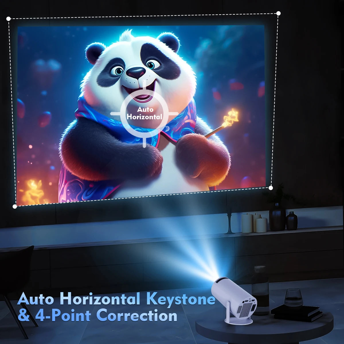 Magcubic HY300 PRO Projector - 4K Android 11, Dual Wifi6, 260ANSI, BT5.0, 1080P Home Cinema & Outdoor Projector