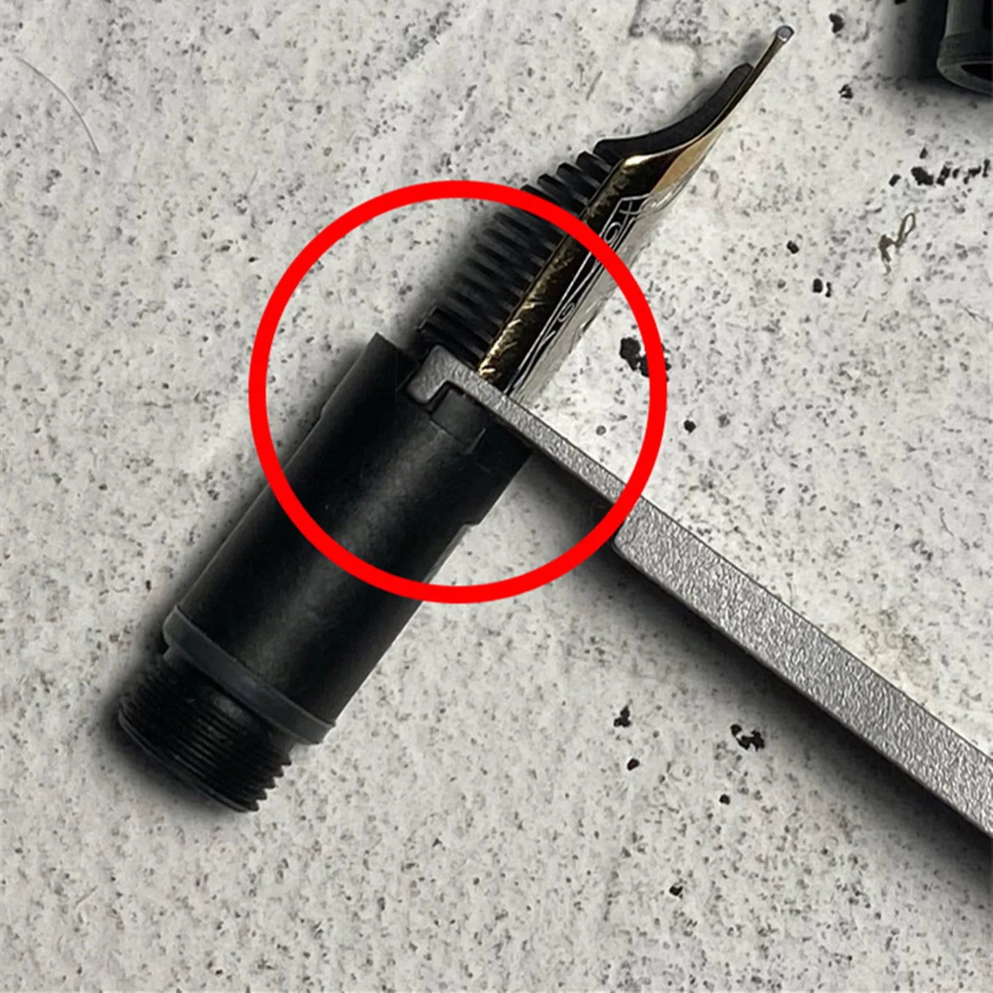 Fountain Pen Piston Removal Tool – Steel Opener Wrench for Pelikan, Montblanc 146, Stationery Repair & Office Supplies Accessory