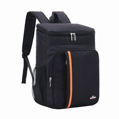 18L Portable Thermal Lunch Bag – Durable Waterproof Insulated Cooler for Food, Camping, and Outdoor Ice Storage Backpack