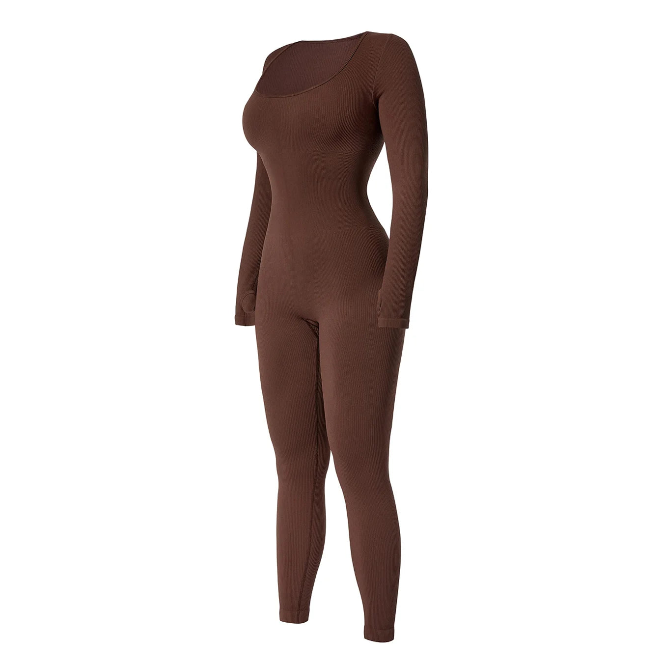 Women’s One-Piece Yoga Jumpsuit – Black Long-Sleeve Bodysuit, Sexy Streetwear & Casual Sportswear