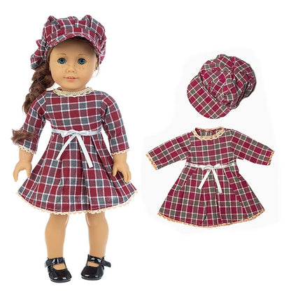 18-Inch Girl Doll Winter Coat – Jacket Outfit for 43cm Newborn Baby Dolls