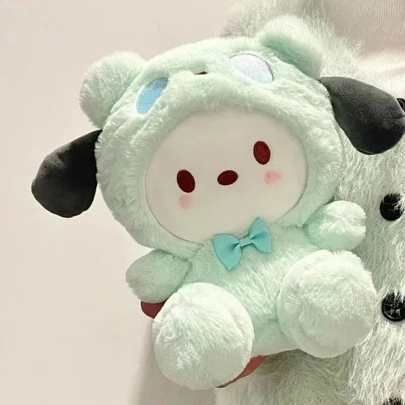 25cm Kawaii Sanrio Plush Toy – Kuromi & Jade Dog Stuffed Doll Gift for Kids