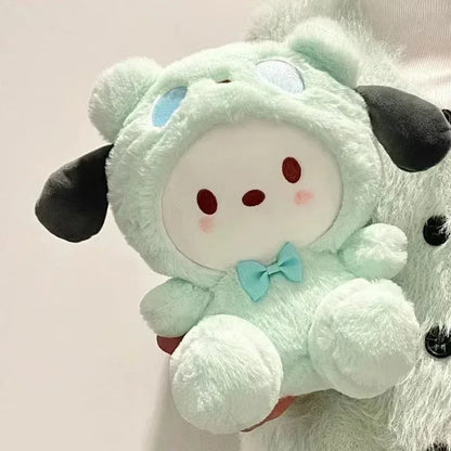 25cm Kawaii Sanrio Plush Toy – Kuromi & Jade Dog Stuffed Doll Gift for Kids