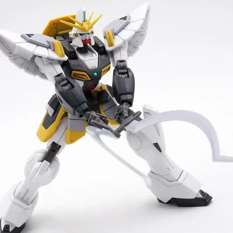 HG 1/144 Sandrock & Wing Zero Mech Model Kit – Action Figure Toy, Desktop Decoration, Collectible Gift for Boys