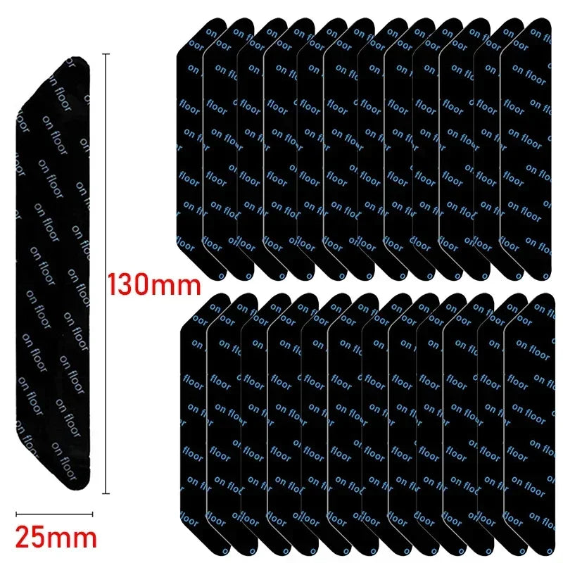96/8pcs Non-Slip Carpet Stickers – Reusable, Washable Anti-Curling Rug Patch & Floor Mat Tape Grippers