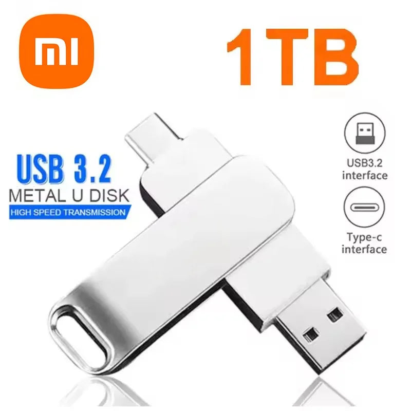 Xiaomi Mijia USB 3.2 High-Speed Waterproof Flash Drive — Up to 16TB Portable Pen Drive (2025)