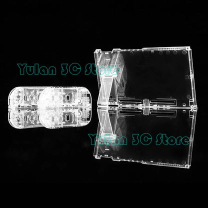 Nintendo Switch Transparent Replacement Housing Shell - DIY Console & Joy-Con Case for Left and Right Controllers