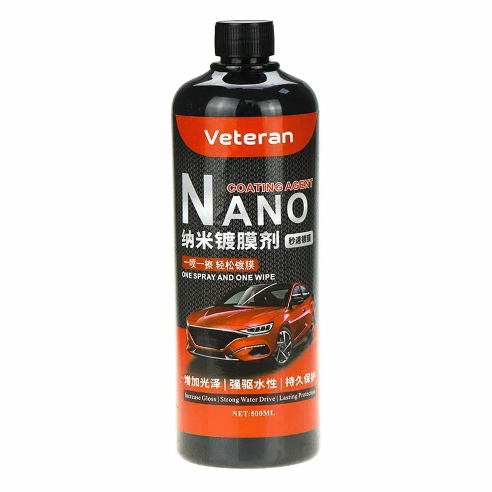 500ML/250ML Car Ceramic Coating – 9H Hardness Nano Glass Polish for Car Detailing & Protection