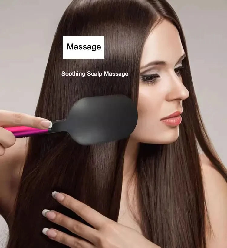 Girls Airbag Hairbrush — Wet & Curly Hair Detangling Comb, Scalp Massage Tool for Salon Styling