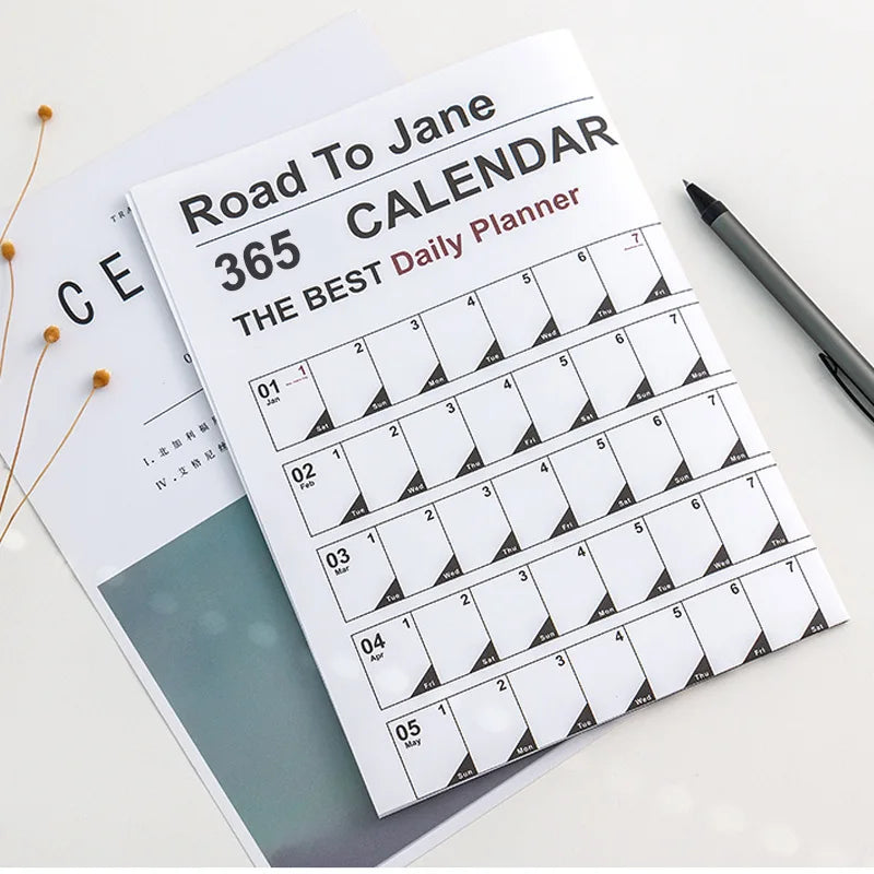 2024-2025 Kawaii Wall Calendar Planner – Large Schedule Organizer, To-Do List, Target Tracker, Office Supplies
