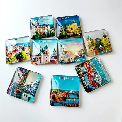 50x50mm Square Badge Press Machine - Rotating Manual for Refrigerator Magnets, Business Gifts, Home & Office Use
