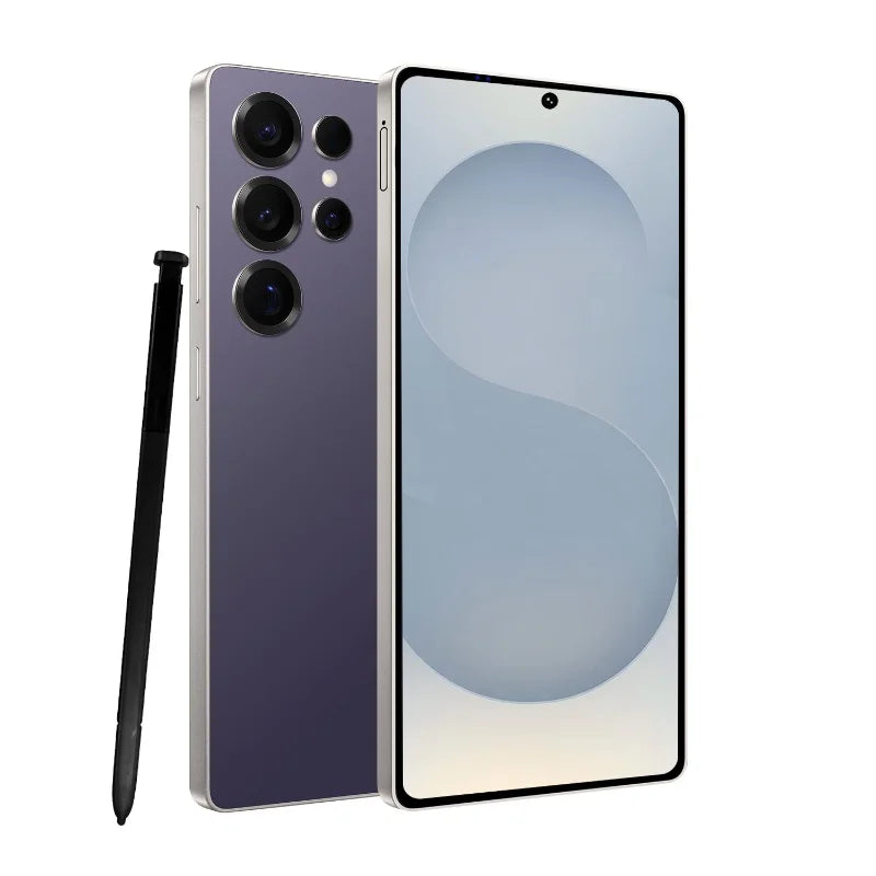 Global Vision S25 Ultra 5G Smartphone – Android 12, 8GB RAM, 512GB ROM, 6.8" 1920x1080 HD, Dual 24+48MP Cameras, 4/5G Mobile Phone