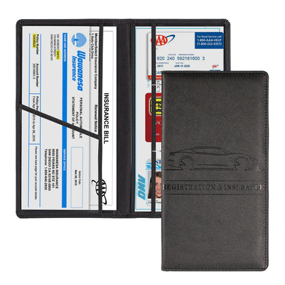 Car Registration & Insurance Holder – Vehicle Glove Box Organizer for Auto & Truck