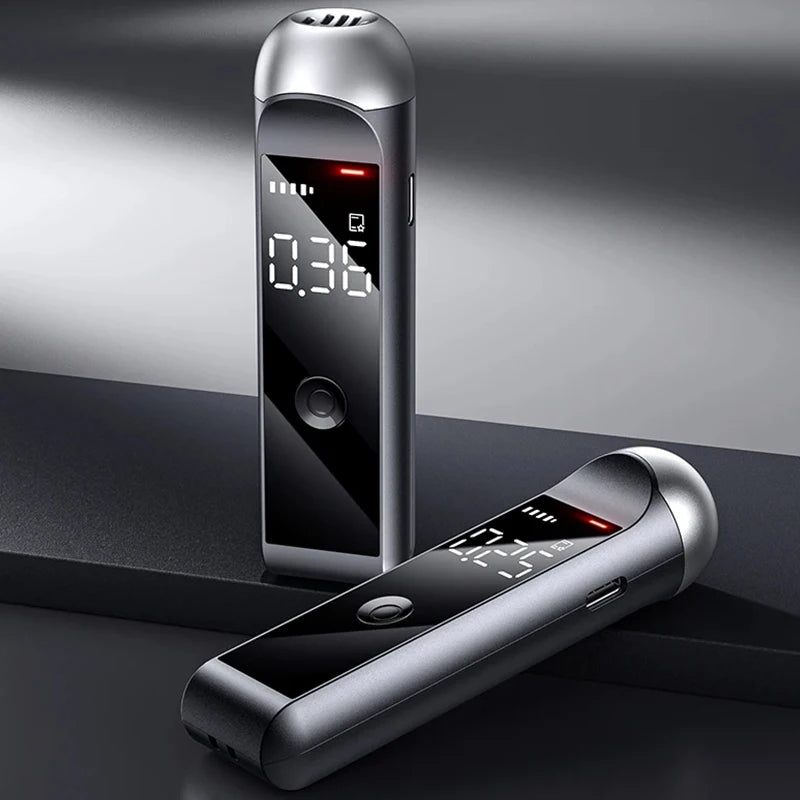 Digital Breath Alcohol Tester - Accurate Alcotester Detector with Display for Driver Safety Checks