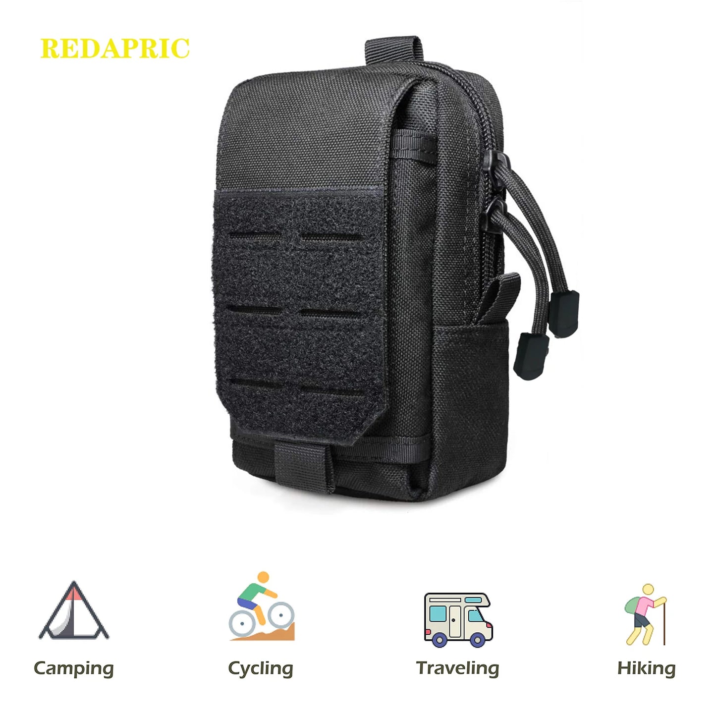 Tactical Molle Waist Bag: Military Outdoor Men's EDC Tool Organizer - Utility Gadget Vest Pack with Mobile Phone Case