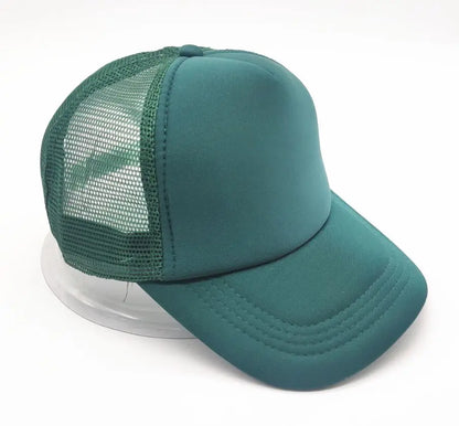 Custom Logo Mesh Trucker Cap - 5 Panel Snapback Baseball Hat for Men & Women Summer Sports Sun Hat